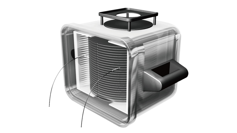 利用光纤单元，判断上料时wafer的有无