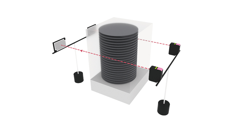 利用智能激光传感器，判断wafer mapping的异常情况