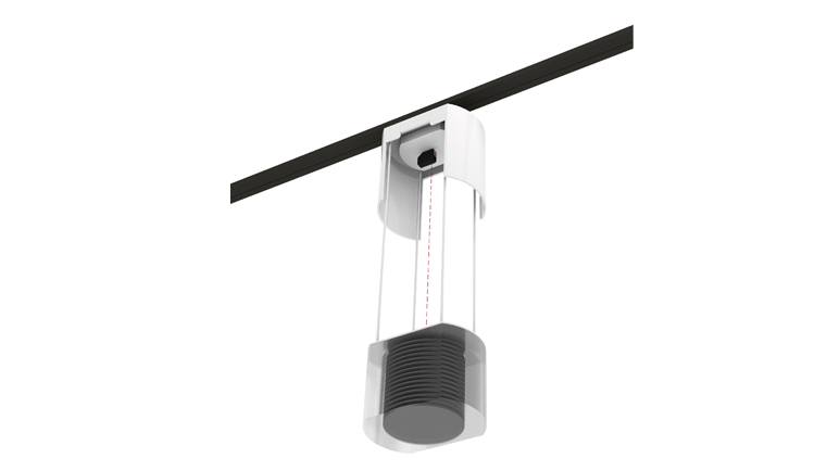 利用智能激光传感器，稳定监测天车放卷升降时的摆动情况